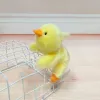 Very precious, soft and fragrant, yellow duckling magnetic refrigerator sticker, plush doll, toy table companion doll, cute and fun, ideal for gifting details Picture